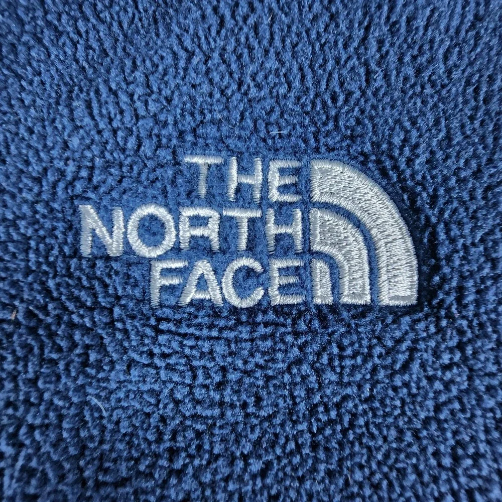 The North Face Jacket Men's M Blue Fleece Full Zip Outdoor‎ Hiking Coat
